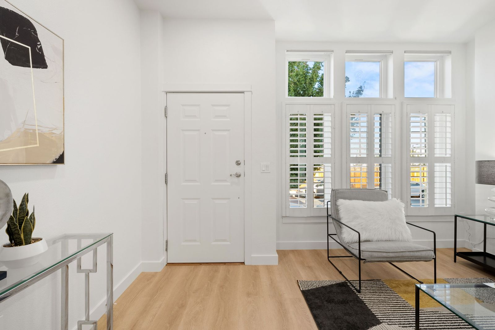Bright entry and living area at 235 Laurel Grove Lane